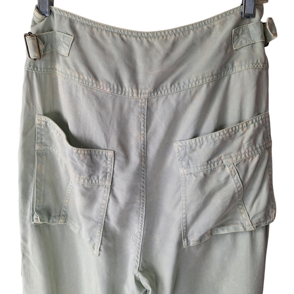 NEW Young Fabulous & Broke Small High Rise Tencel Pant Water Potassium Wash Mint - Picture 8 of 16